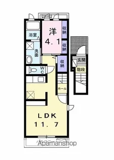 LANE 下小路【2階】の間取り