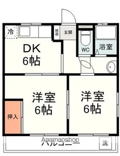 シャルマン新和A【2階】の間取り