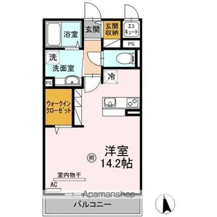 ニューライフコート【3階】の間取り