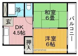パークビルザイシバシ【3階】の間取り
