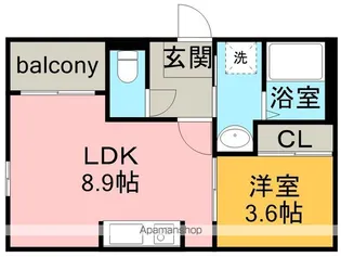 REGALESTナゴヤドーム南【1階】の間取り