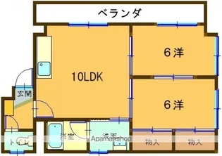大上ビルⅡ【302号室号室】の間取り