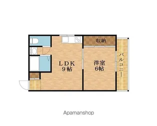 サンライズツイン関目2号館【602号室】の間取り