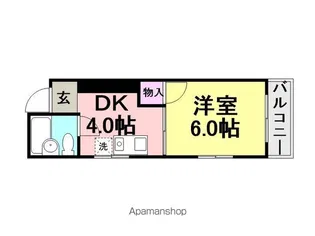 リーフ塚口【305号室】の間取り