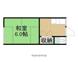 みやざき荘【2階】の間取り