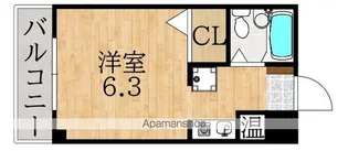 駅前岡ハイツ【5階】の間取り