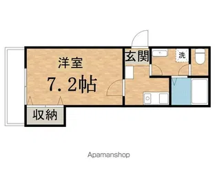 フラットミタニ【1階】の間取り