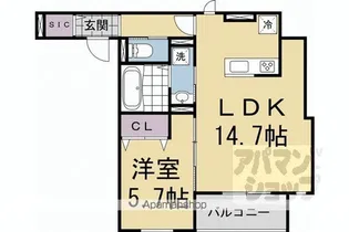 SUN’S UP JUJO【203号室】の間取り