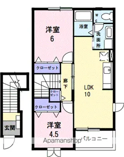 FRANC COLLINE【2階】の間取り