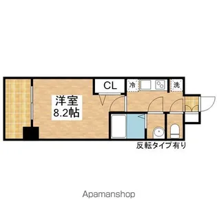 プレサンス上前津プレス【13階】の間取り