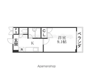 アートプラザ光【2003号室】の間取り
