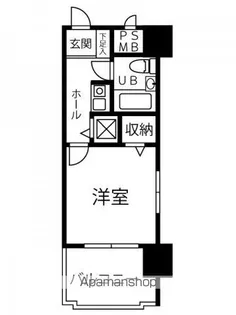 トーカンキャステール己斐本町【701号室号室】の間取り