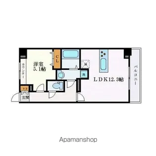 メインステージ菊川【6階】の間取り