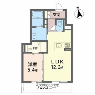 シャーメゾンステージ古川西 A棟【2階】の間取り