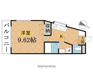 東京都八王子市椚田町【マンション】の間取り