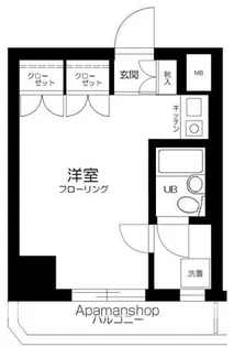 マートルコート中目黒第2【4階】の間取り