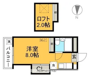新堀ハイツ2【3階】の間取り