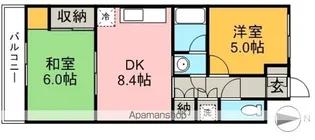 第6水野マンション【2階】の間取り