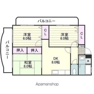スピカ33【401号室】の間取り