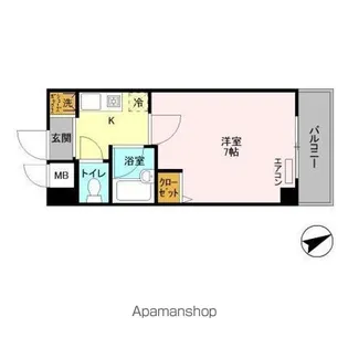 フォアグランデ【6階】の間取り