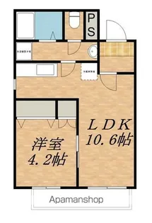 エスプラナード【2-B号室】の間取り