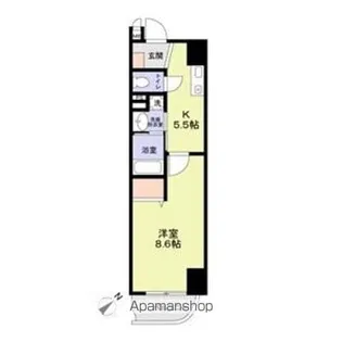 サニークレスト南蒲田【6階】の間取り