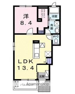 メープルランド【1階】の間取り