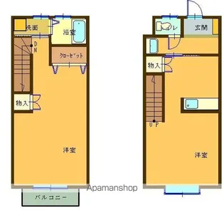 エルセラーン11【101号室】の間取り