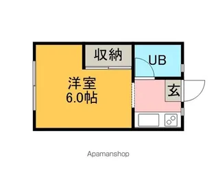 中前田パレス【1階】の間取り