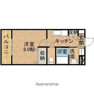 SKYCITY元浜【2階】の間取り