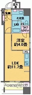 カスタリア銀座Ⅲ【207号室号室】の間取り