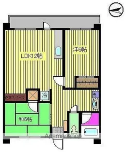 レジデンス余戸【5階】の間取り
