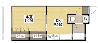 フローラ京橋【2階】の間取り