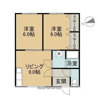 ドエル【1号室】の間取り