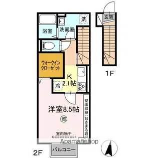 DーCLIMB【2階】の間取り