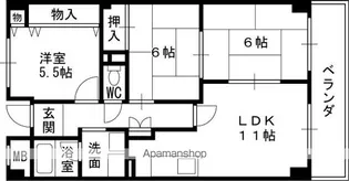 デセンシア【3階】の間取り