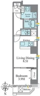 スタイルヒルズ秋葉原【10階】の間取り