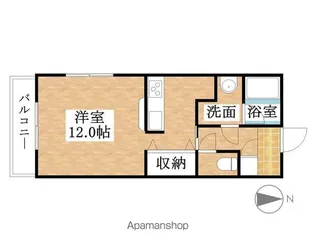 フォレスタ【103号室】の間取り