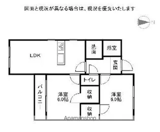 Mシャトーオーク【3B号室】の間取り
