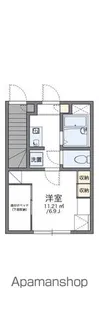 レオパレスサンロード【1階】の間取り