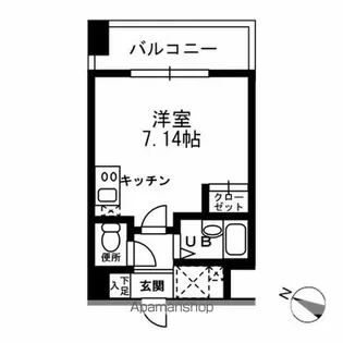 レジディア三越前【2階】の間取り
