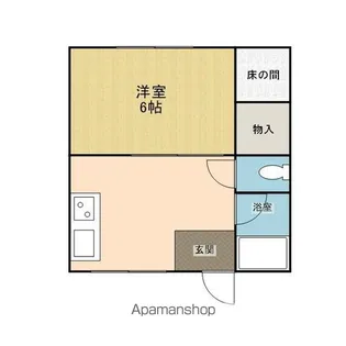 佐伯ハイツ【1階】の間取り