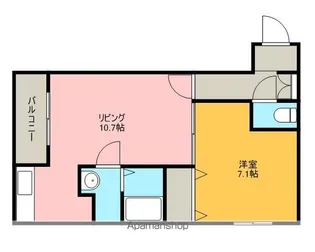 BRILLER五稜郭(ブリエゴリョウカク)【1階】の間取り