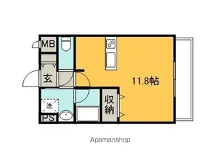 レアシス【3階】の間取り