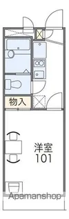 レオパレス山田池リバーサイド【2階】の間取り