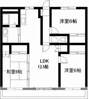 サンジェルマンⅢ【1階】の間取り