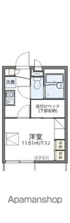レオパレスストリームⅡ【1階】の間取り
