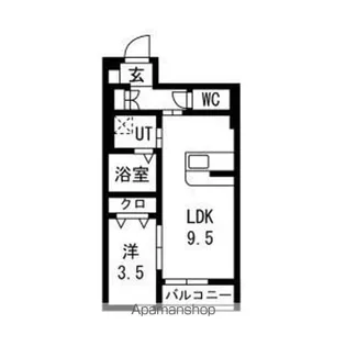 PIA蒲町Ⅱ(ピアカバノマチ)【1階】の間取り