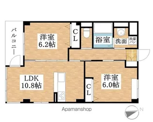 サンパレスⅧ【3階】の間取り