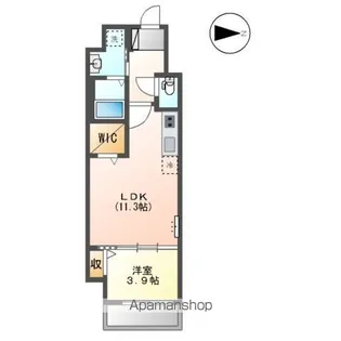 GRAND SOLEIL大須白川【7階】の間取り
